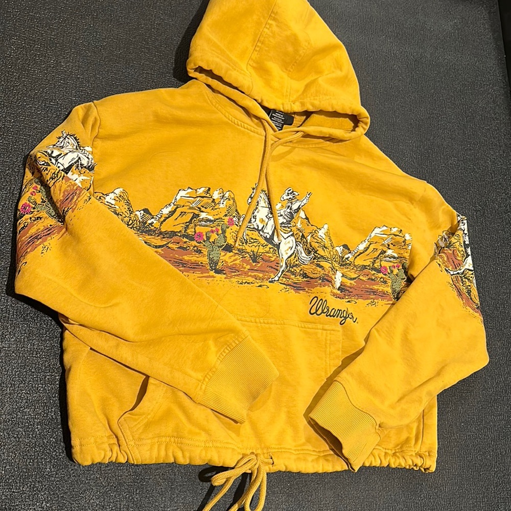 Wrangler retro crop sweatshirt